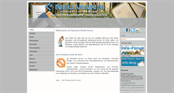 Desktop Screenshot of neumannshop.de